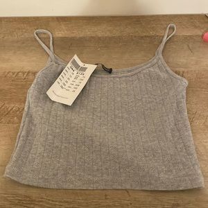 BRAND NEW grey brandy Melville tank top
